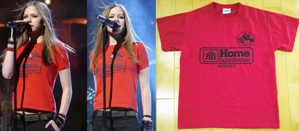 avril lavigne home hardware shirt